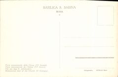 CPA Basilica S Sabina Roma Porta monumentale della Chiesa