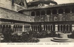 CPAa Roma Chiesa Di S Juan en Laterano Veduta General Del Chiostro