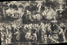 Signorelli Ultimi Giorni Di Mose Cappella Sistina de Roma de la POSTAL de la VENDIMIA