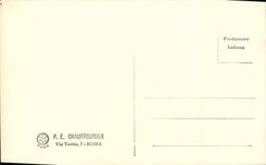 POSTAL Roma Madonna de la VENDIMIA