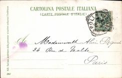 POSTAL Pompeya de la VENDIMIA el giardino lateral del idiota de Veitti del dei de la caja