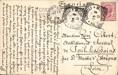 VINTAGE POSTCARD Moncalieri Panorama E Castello