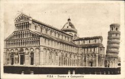 CPA Pisa Duomo e Campanile