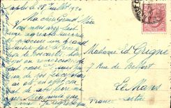 Di Paola de Napoli Chiesa di Francisco de la POSTAL de la VENDIMIA