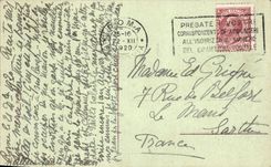 POSTAL Roma S Pablo de la VENDIMIA