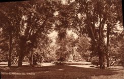 POSTAL Roma Giardino Del Pincio de la VENDIMIA