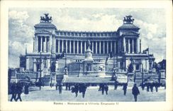 CPA Roma Monumento a Vittorio Emanuele II
