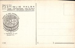 VINTAGE POSTCARD Bari Will trust LED Levante Publicite Pastiglie Valda