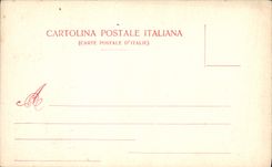 La POSTAL Firenze Palazzo del Podesta de la VENDIMIA ora Museo Nazionale el nel del scala cortile
