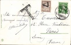 VINTAGE POSTCARD Ouchy the Quay