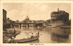 POSTAL Roma Veduta Del Tevere de la VENDIMIA