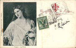 VINTAGE POSTCARD Tizano the Flora