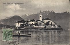 CPA Isola superiore Lago Maggiore