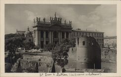 POSTAL Roma Basilica di S Juan de la VENDIMIA en Laterano el facciata Galilei
