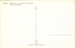 CPA Roma Basilica di S Giovanni in Laterano Navata principale