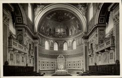 POSTAL Roma Basilica di S Juan de la VENDIMIA en Laterano el apse