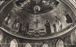 Apse de Roma Laterano Mosaico LED de la POSTAL de la VENDIMIA