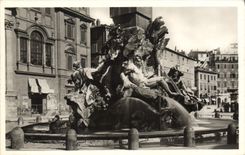 CPA Roma Fontana Dei 4 Fiumi Piazza Navona 