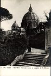 POSTAL Roma Giradino Vaticano Idiot Cupola di S Pedro de la VENDIMIA