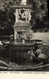 CPA Roma Villa Borghese Una Fontana Avanti al Museo