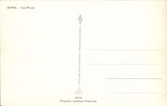 POSTAL Roma dal Pincio de la VENDIMIA