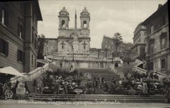 POSTAL Roma Palazzo di Spagna de la VENDIMIA (vista hermosa)