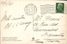 POSTAL Roma Dintorni de la VENDIMIA vía di Ceciolia Metella de Appia Fell