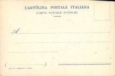 POSTAL Roma de la VENDIMIA vía el della Acquedotto di Claudo Oxen de Appia Nuova Avanzi