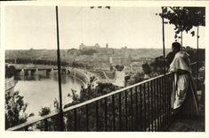 Di Roma DA Santa Sabina del panorama de Roma de la POSTAL de la VENDIMIA