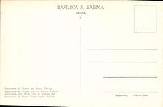 Di Roma DA Santa Sabina del panorama de Roma de la POSTAL de la VENDIMIA