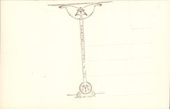 La POSTAL Firenze Palazzo Vecchio de la VENDIMIA llevó el dei Gigli Benedetto DA Maiano de Nella Sala