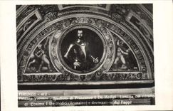 Ritratto di Cosimo I del collar de Firenze Palazzo Vecchio Studiolo di Francisco I De Medici Lunetta de la POSTAL de la VENDIMIA de Medici