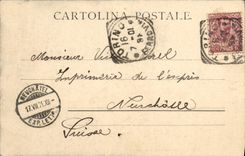 La POSTAL Torino Monumenta de la VENDIMIA tiene Fittorio Manuel