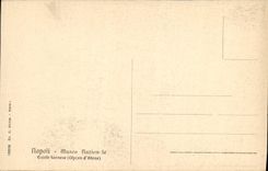 D farnese Atene de Napoli Museo Nazionale Ercole Glycon de la POSTAL de la VENDIMIA