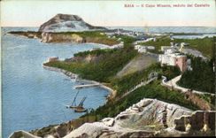 CPA Baia Il Capo Miseno veduto dal Castello