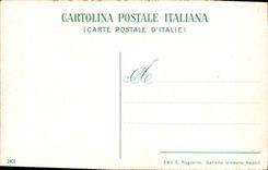 VINTAGE POSTCARD Capri the grotta will azzurra