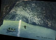 VINTAGE POSTCARD Capri Grotta will azzurra