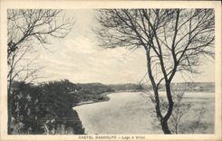 VINTAGE POSTCARD Castel Gandolfo Lago E Villini