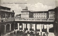 CPA Badia Di Montecassino Loggia Del Paradiso E Convitto
