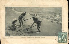 CPA Piccolo Bagnanti in Riviera Ligure Enfants