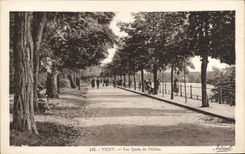 CPA Vichy Les Quais De l'Allier