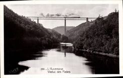 CPA L'Auvergne Viaduc Des Fades