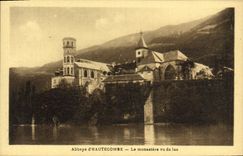 CPA Abbaye d'Hautecombe Le Monastere Vu Du Lac