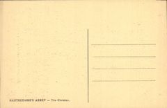 VINTAGE POSTCARD Abbey of Hautecombe the Cloister