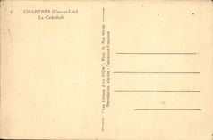 CPA Chartres La Cathedrale