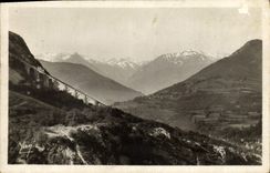 CPA Le Viaduc Du Pic Du Jer Et Les Montagnes