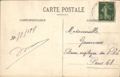 VINTAGE POSTCARD Chaumont the College
