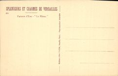 Esplendores de la POSTAL de la VENDIMIA y encantos del piso de Versalles del agua el Rhone