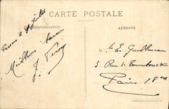 VINTAGE POSTCARD Drill De Caruelle Turquoise Pierre