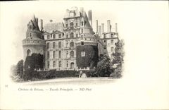 CPA Chateau De Brissac Facade Principale